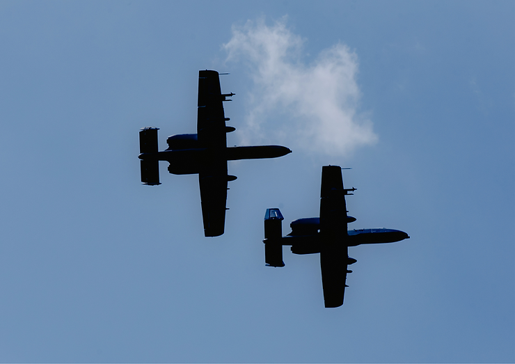 planes flying through the sky