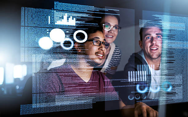 Cropped shot of computer programmers working on new code